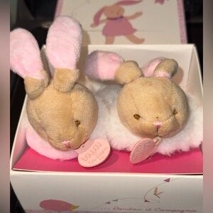 Doudou Et Compagnie Bunny and Koala Bear Baby Booties